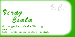 virag csala business card